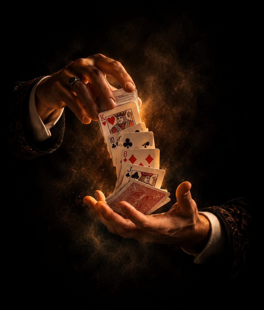 Magia de cerca. Mago DEPI. Mago profesional, Madrid. Magia teatralizada